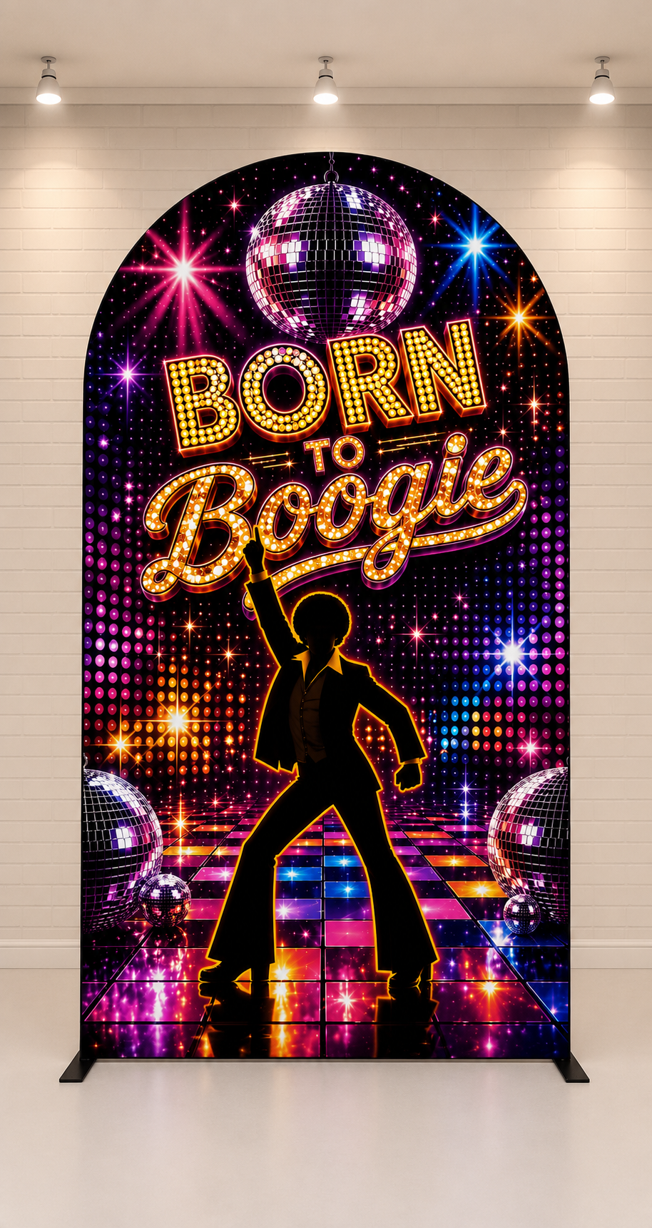 Born to Boogie Backdrop