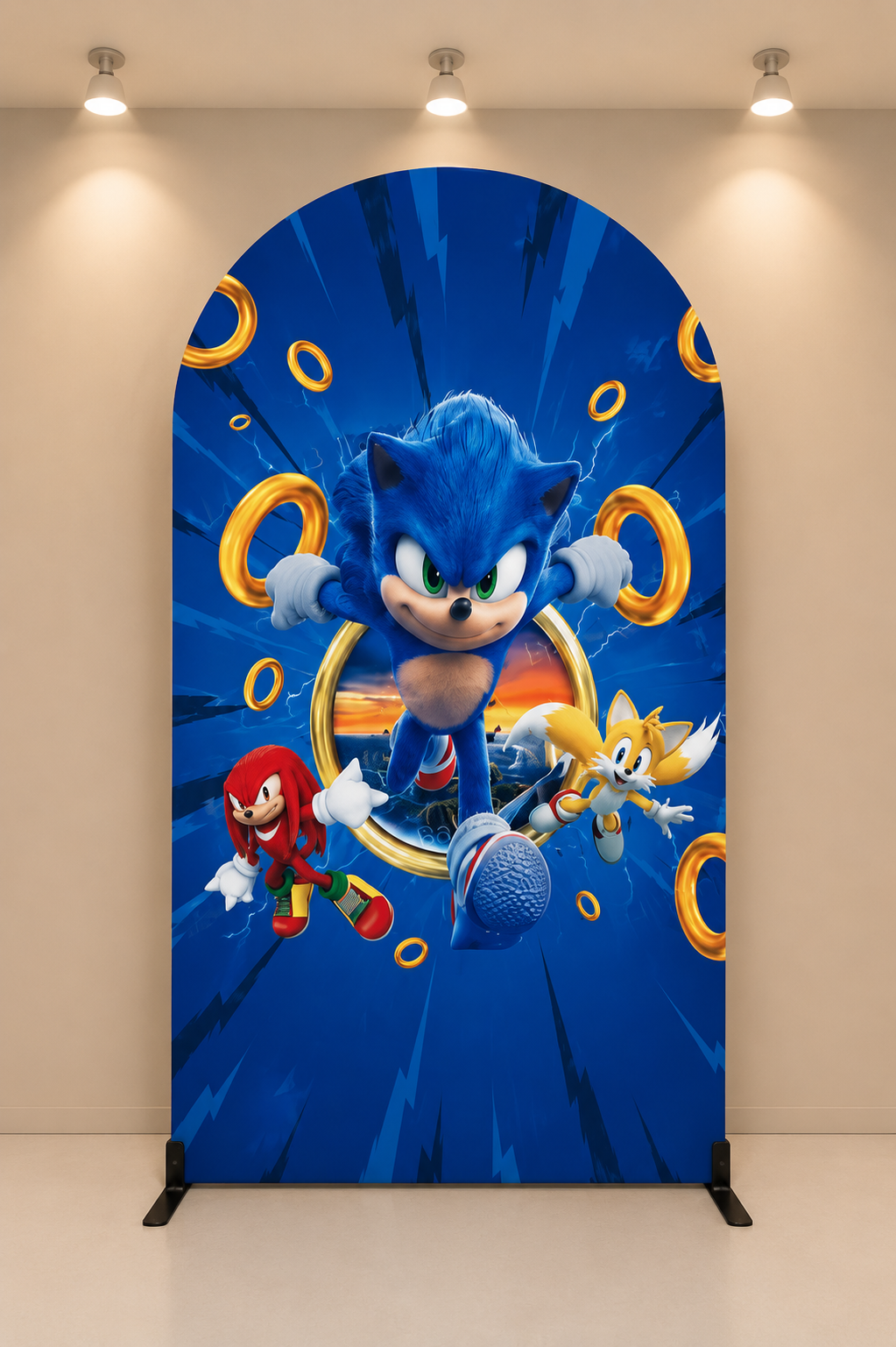 Sonic Verjaardag Backdrop